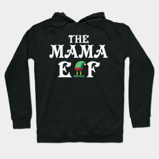 The Mama Elf Matching Family Elf Costume Christmas Gift Hoodie